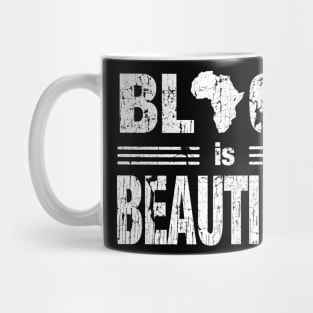 Black is Beautiful Africa Shape Mug